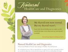 Tablet Screenshot of naturalhealthcareanddiagnostics.com